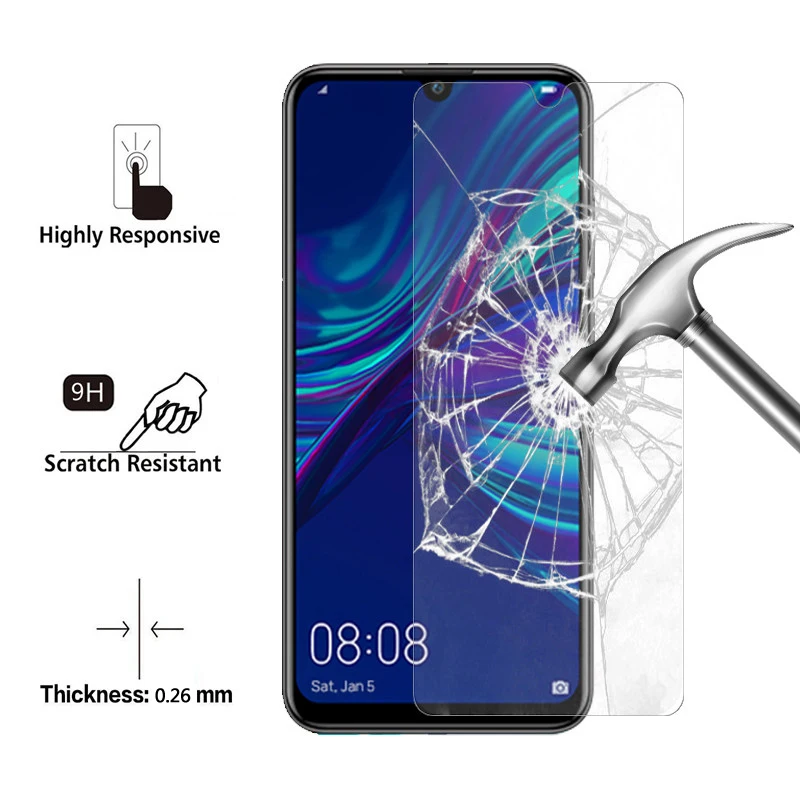 Закаленное стекло для huawei y6 y7 2019 2 шт. Защитное экрана закаленное телефона 6y 7y y62019