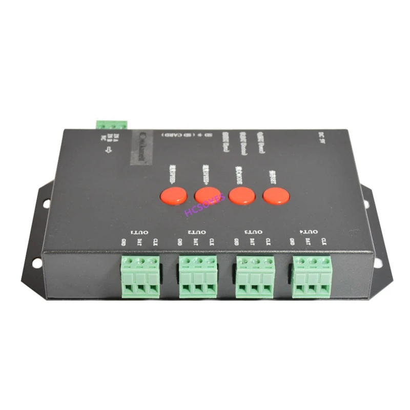 Светодиодный RGB-контроллер T4000S настраиваемая SD-карта 5 в постоянного тока sk6812 WS2812B