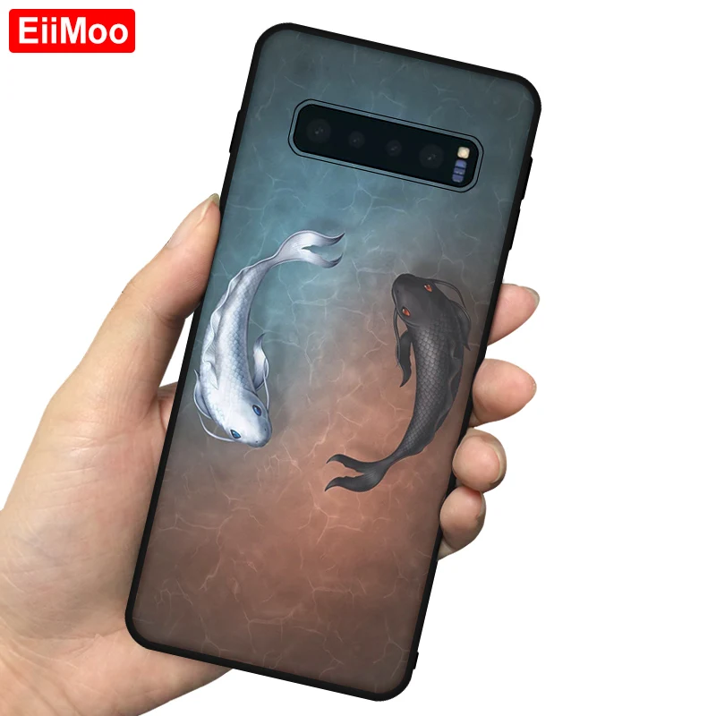EiiMoo чехол с 3D рисунком для samsung Galaxy S10 S10e S10Plus Чехол Мягкий силиконовый чехол для samsung Galaxy S10 Plus 5G E чехол - Цвет: 2