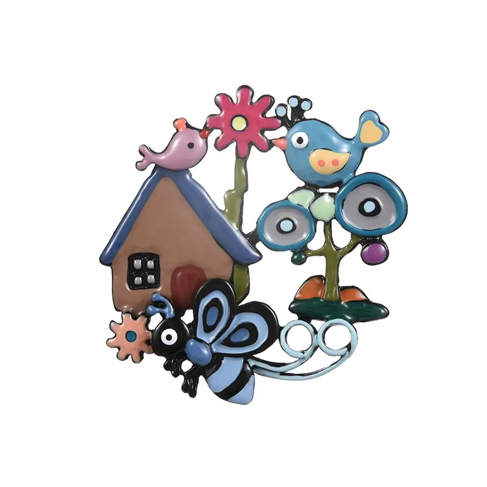 Cring Coco горячая Распродажа красочные эмалированные броши и булавки в виде пчелы