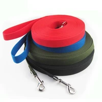 pet dog leash nylon leash for dogs walking 2m 5m 10m 4 colors training lengthen leash cats dogs harness collar leash strap belt