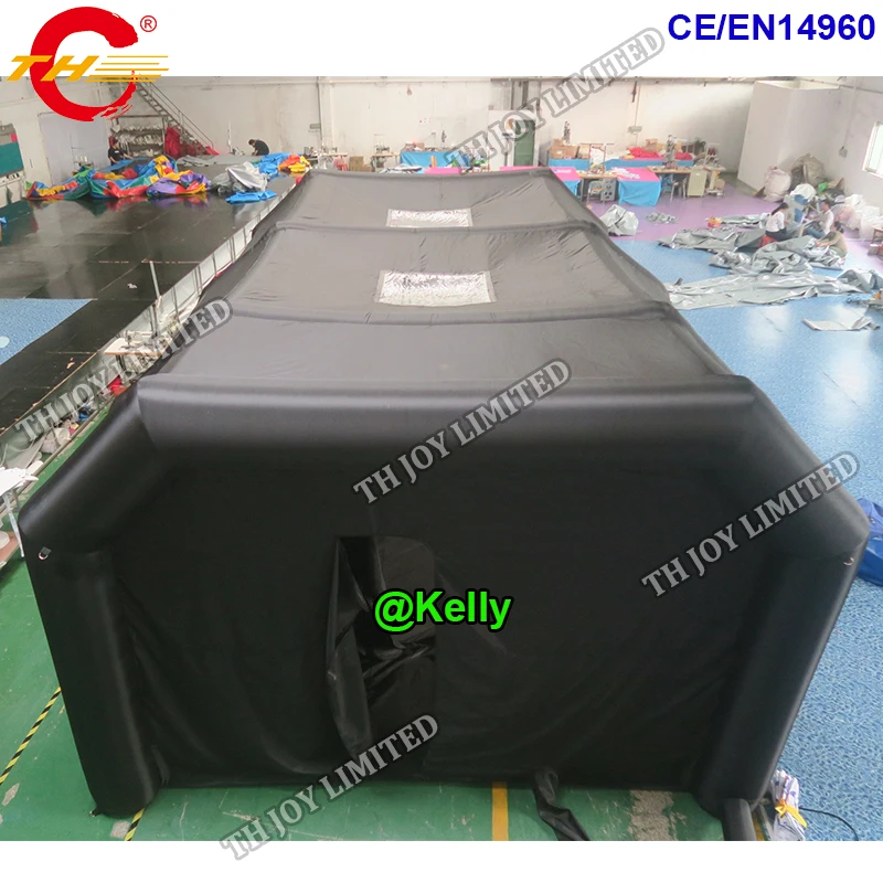 Бесплатная доставка черная надувная будочка распылитель размером 8х5 м палатка
