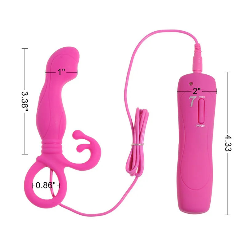 7 Mode Silicone Probe Vibrating Anal Remote Control Butt Plug Erotic Adult Sex Toys For Women Men Gay Couple HC89015 | Красота и