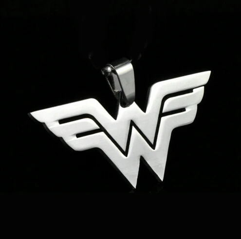 Ожерелье с подвеской в виде супер героев из нержавеющей титановой стали и