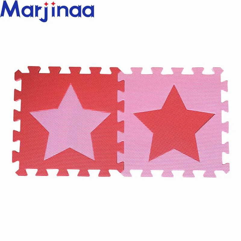 HFWJX Marjinaa Детские EVA пены головоломки игровой коврик/Блокировка упражнений пол ковер плитка, ковер для детей, Each32cmX32cm 1 смтолщиной 24 - Цвет: HFWJX