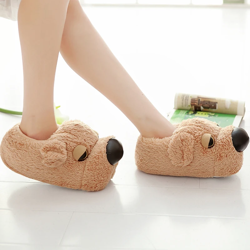 Millffy домашние тапочки для пары аниме мультфильм собака влюбленных теплые женские