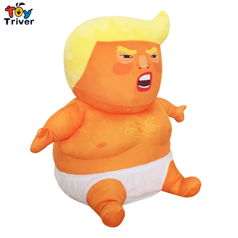 Дональд Трамп Плюшевые игрушки Мягкая кукла США президент смешная модель