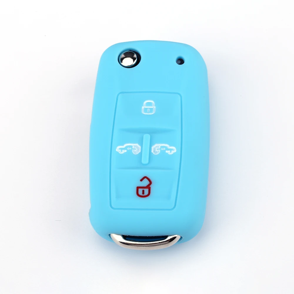 Waterproof practical silicone Car Key Case 4 Buttons Remote control shell holder | Автомобили и мотоциклы