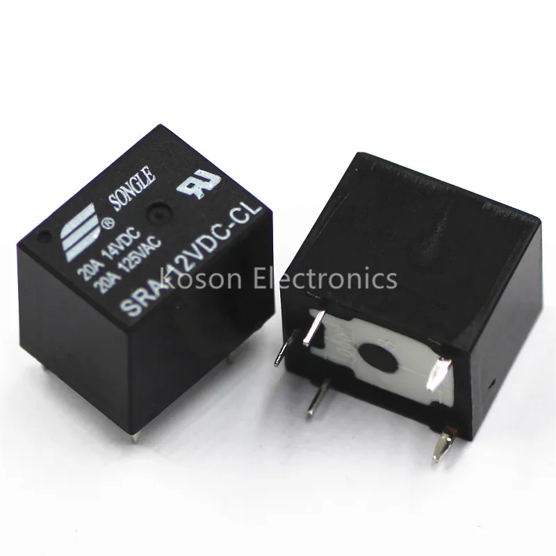 Реле для катушки постоянного тока 2 шт. 5 контактов 12 В 20 А|5 pin relay|relay 12v 20apin relays |