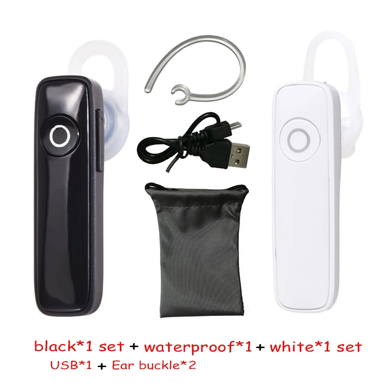 M165 гарнитура bluetooth наушники Мини Белый V4.1 беспроводной handfree Универсальный для