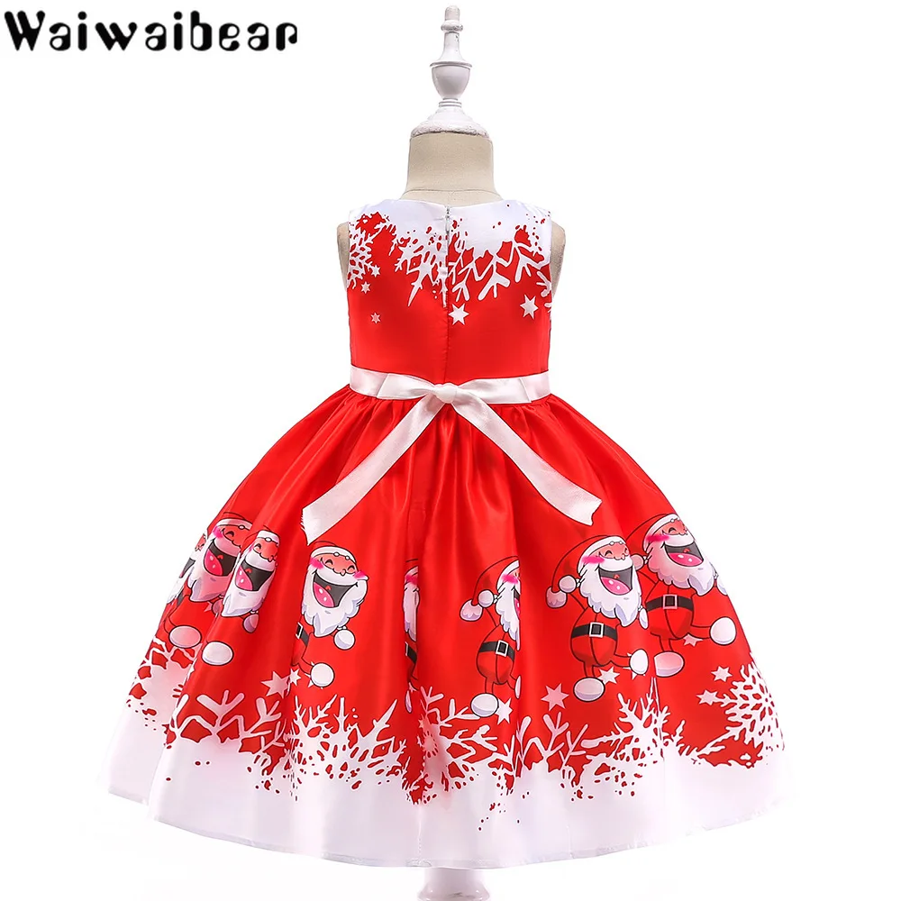 Baby Kids Dresses Christmas Dress Girls Short Sleeve Princess Ball Gown Clothes | Детская одежда и обувь