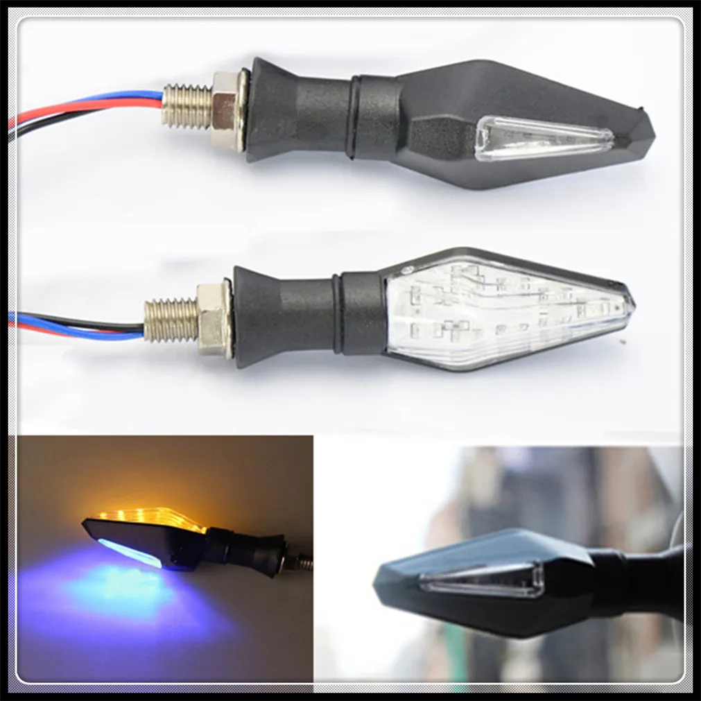 

Motorcycle Accessories led Turn Signal Light Indicator Amber Lamp Flasher for HONDA ST1300A VFR800 YAMAHA YZF 600R Thundercat