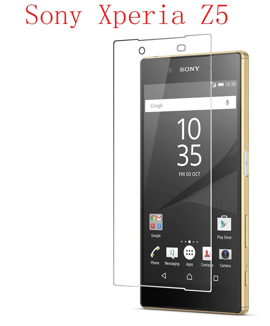Новый Закаленное Стекло Защитная пленка для экрана чехол Sony Xperia Z5 Z1 Compact X M5 C5