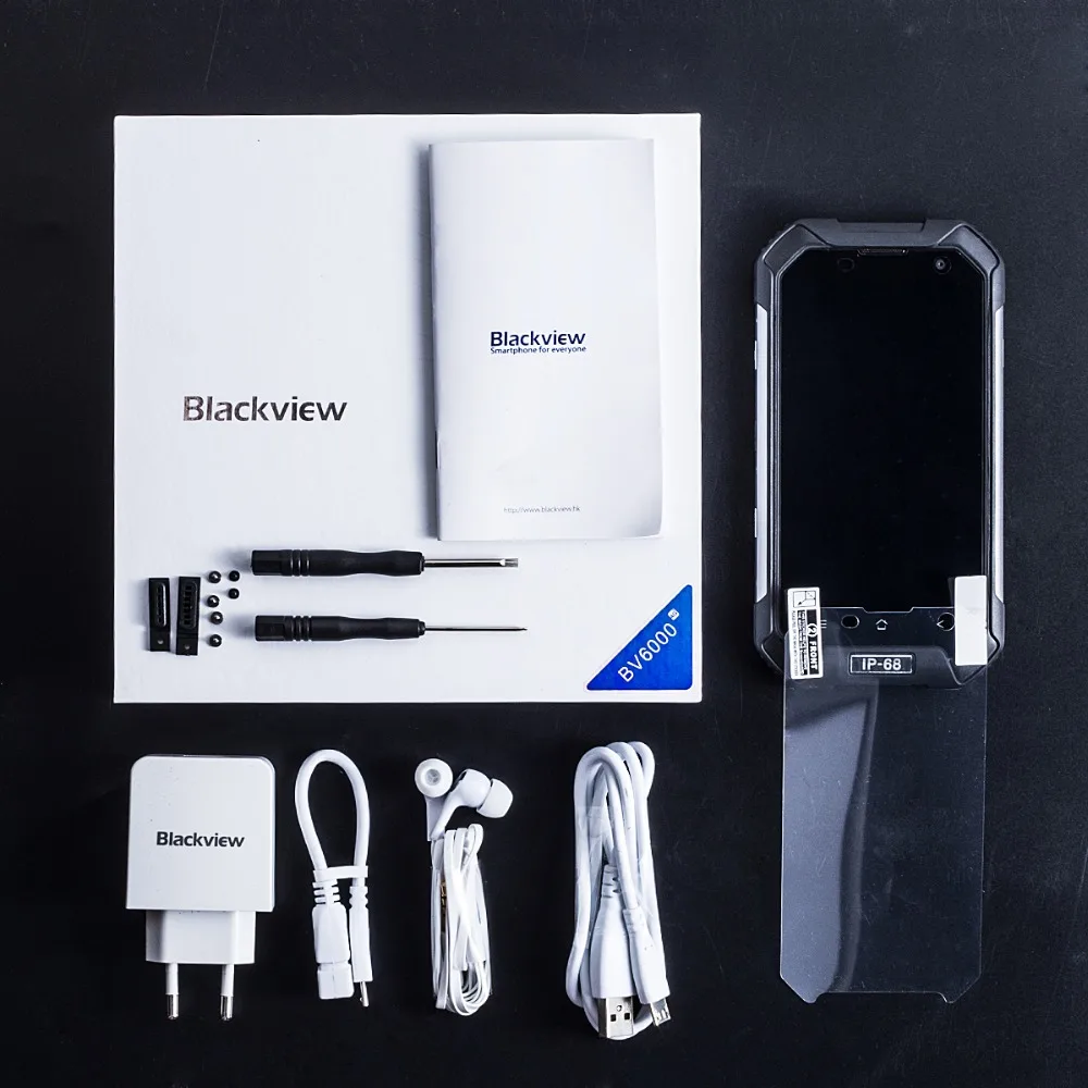 Blackview BV6000 IP68 Водонепроницаемый мобильных телефонов 4G LTE 4 7 'MT6755 Octa Core Android 6 0 3g + 32
