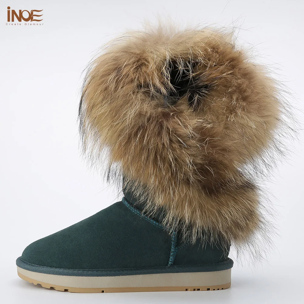 Женские зимние ботинки из натуральной овечьей кожи на меху|winter snow|women's winter snow
