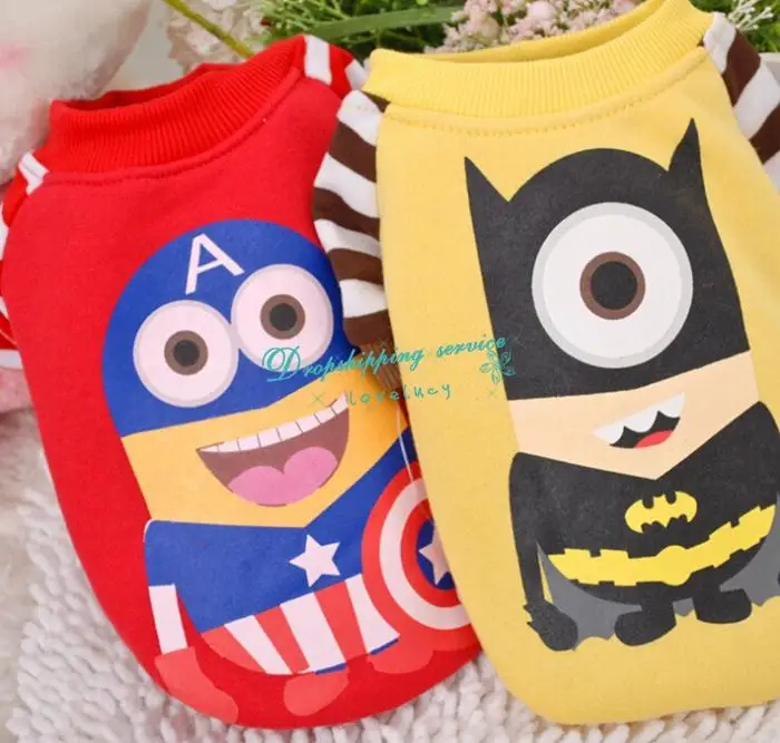 Мультфильм собака кошка одежды пингвин свитер чихуахуа шею робот осень зима