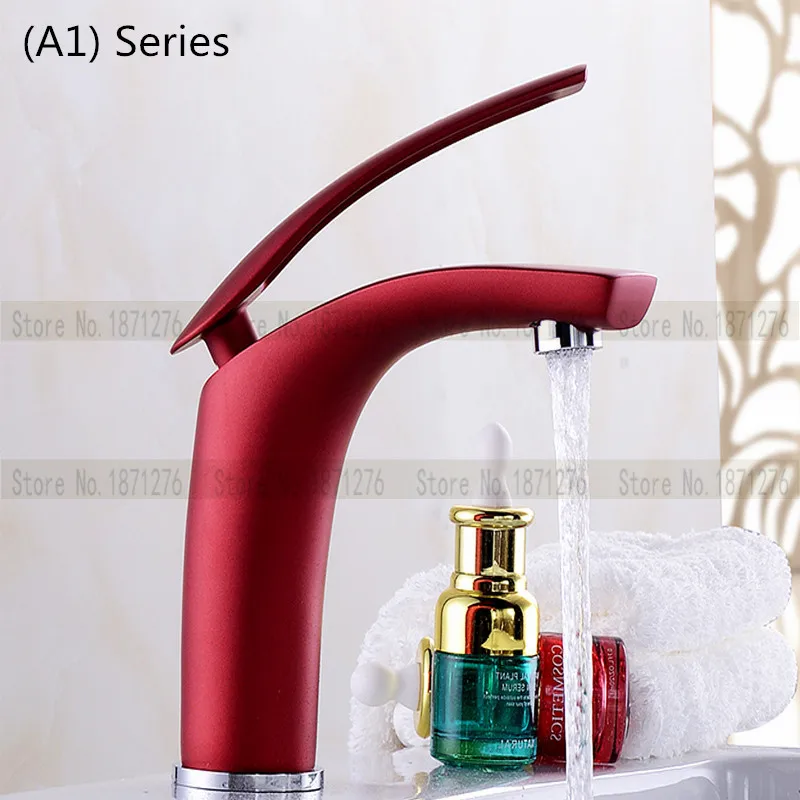 Горячий новый цвет ванной кран бассейна латуни водопад / хром белый Античный