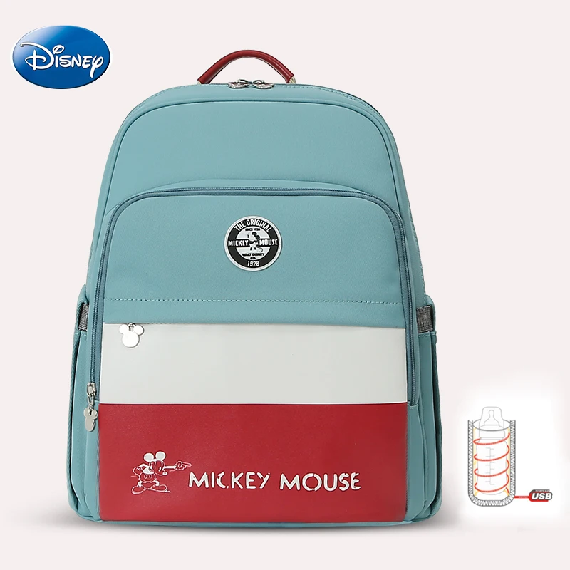 Disney Sac Mickey сумка из ткани Оксфорд большой емкости Детские сумки дорожный рюкзак для кормящих подгузников Сумка для ухода за ребенком рюкзак для мам
