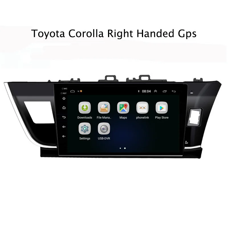 NaviTopia Android 8 1 автомобильный DVD gps Мультимедиа Аудио плеер для Toyota levin Corolla 2014 2016 RHD
