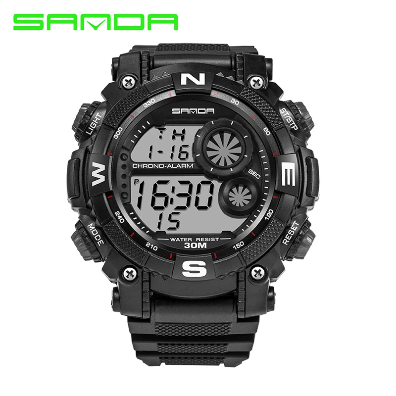 Мужские уличные спортивные военные наручные часы 2018 новые SANDA мужские люксовый