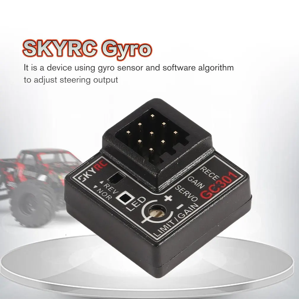 SKYRC GC301 мини гироскоп для RC автомобиля Дрифт гоночный автомобиль рулевое управление выход интегрированный компактный светильник-весовой дизайн
