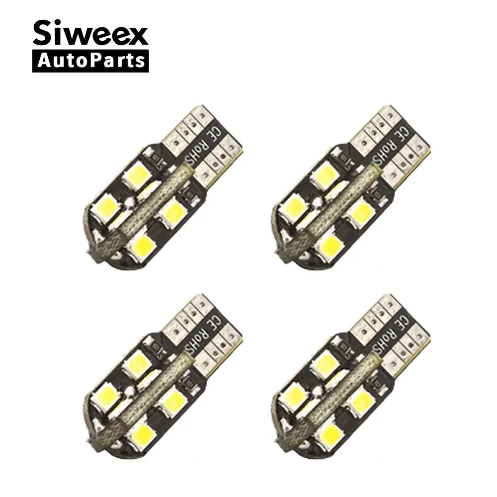4 шт. светодисветодиодный T10 W5W 16 SMD 2835 боковой маркер купольные лампы для чтения
