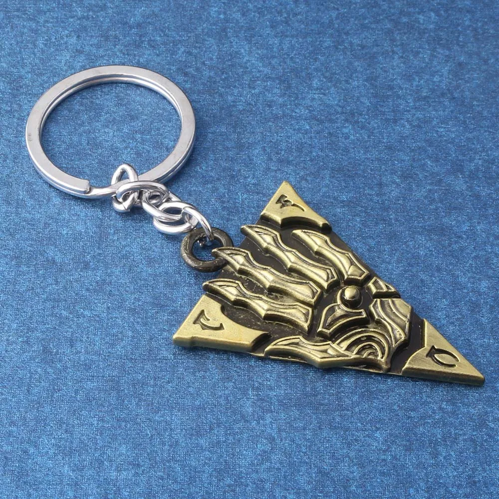 SC игра The Elder Scrolls брелок Morrowind логотип кулон треугольник рюкзак аксессуары для