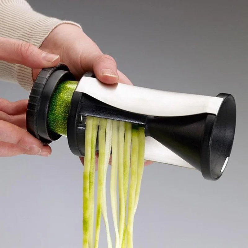 1PCS Vegetable Spiral Slicer Spirelli Graters Kitchen Carrots Gadgets Accessories Spiralizer Cutter With Box | Дом и сад