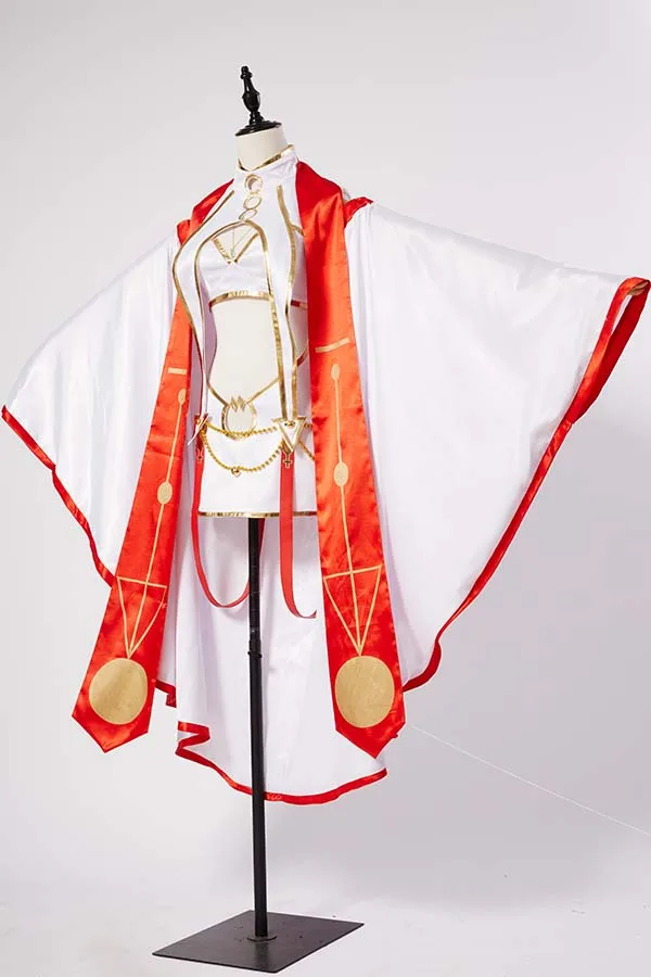 Fate Grand Order Irisviel фон Айнцберн платье небеса Косплей Костюм Полный комплект