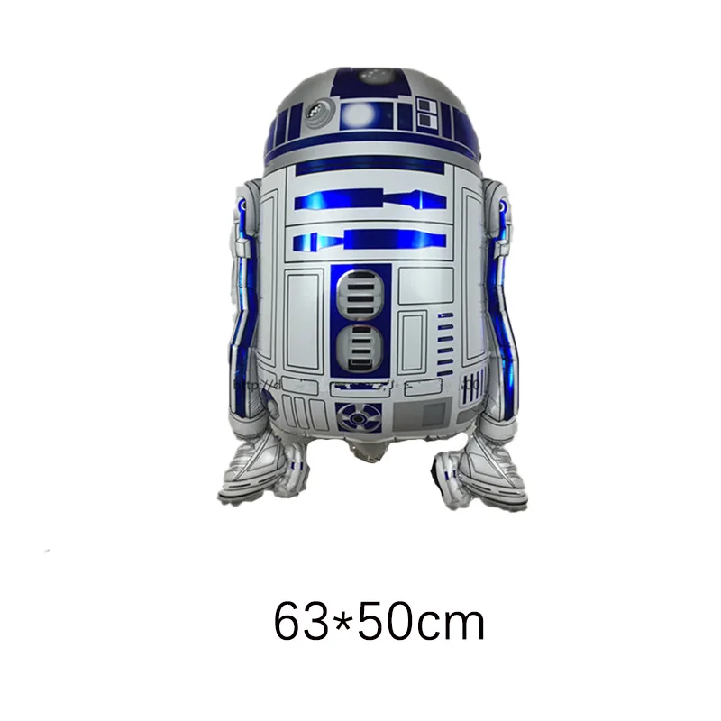 1 шт. Star Wars шары Jedi Белый воин R2-D2 BB-8 робот Фольга воздушный шар Дети счастливы День