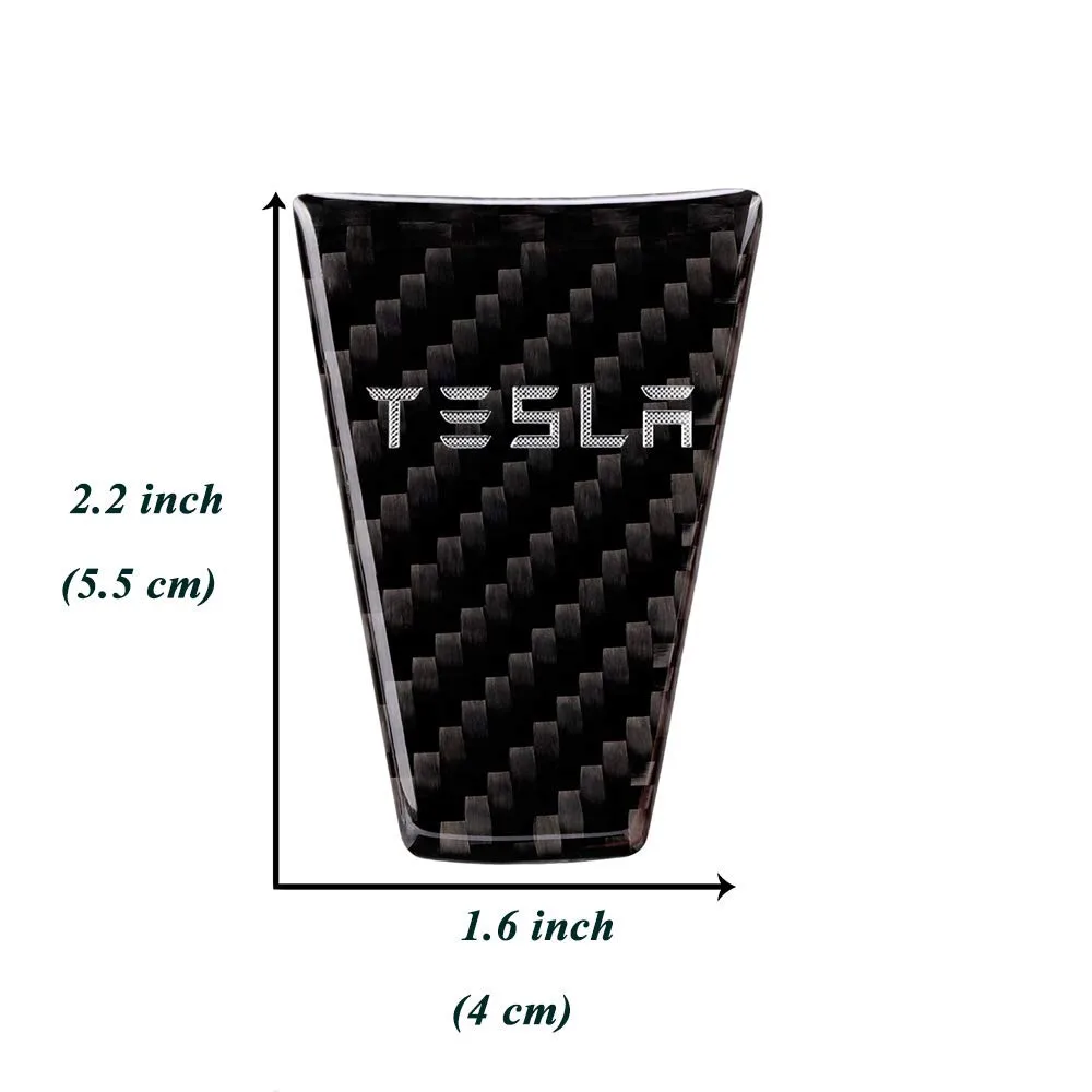 Tesla Автомобильная дверная ручка Накладка протектор Наклейка 3D Настоящее углеродное волокно с полиуретаном для Tesla модель S