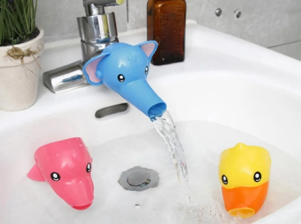 Милый мультфильм Животные дети Безопасный кран Extender | Мать и ребенок