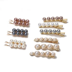 Женская заколка для волос с жемчужинами, свадебный подарок, Корейская Золотистая заколка с длинной головкой, украшения, Прямая поставка, головной убор, аксессуары для волос, 2019