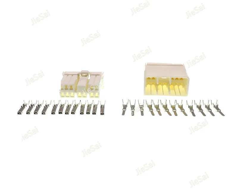 

12 Pin 173851-1 Female Male Auto Conenctor With Terminals Pins