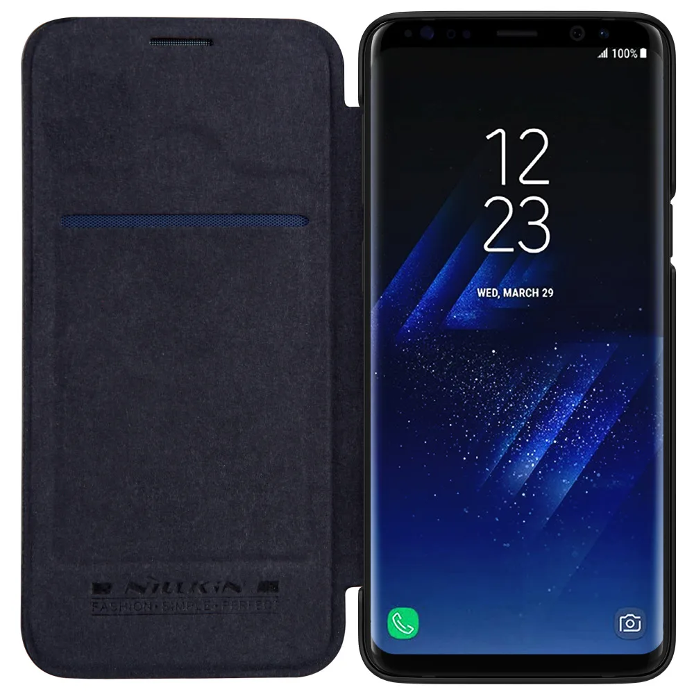 Для Samsung Galaxy S10 + Plus S10E чехол Nillkin кожаный с откидной крышкой для S9 S8 Подарок