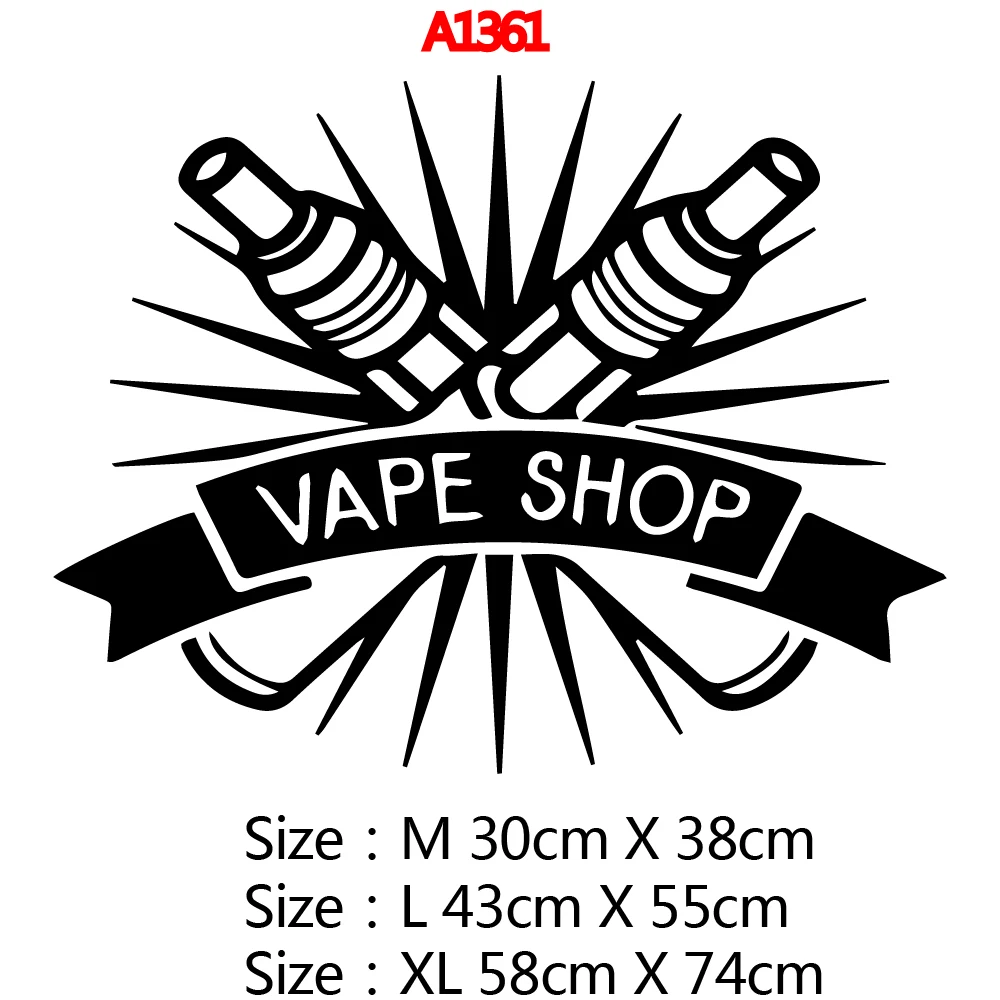 Мультфильм Vape магазин обои украшения дома Настенная Наклейка в детскую комнату