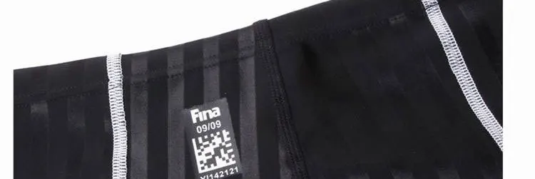 Yingfa FINA racing compettion купальники помех водонепроницаемый хлор устойчивы конкурентоспособные Купальники Дети Мальчики плавки трусы sharkskin