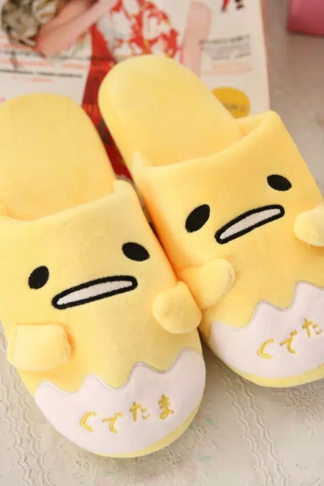 Аниме Gudetama ленивые тапочки для яиц коллекция кукол игрушки мягкие кукольные