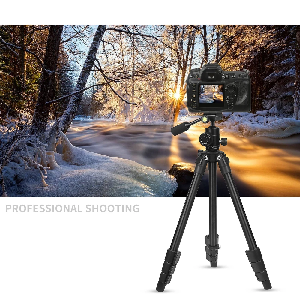 Штатив-подставка для камеры с шаровой головкой для Canon 1300D sony X3000 A6000 Nikon D3400 D5300 DSLR аксессуары для камеры