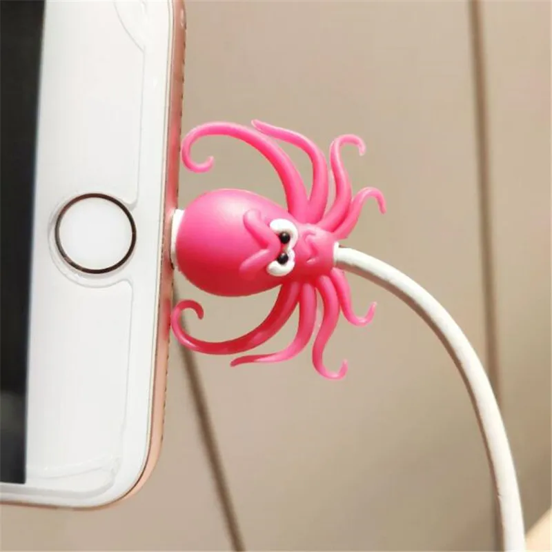 M Телефон USB защитный кабель chompers шнур животное укус зарядное устройство держатель проводов Органайзер силиконовый чехол зарядное устройство - Цвет: M