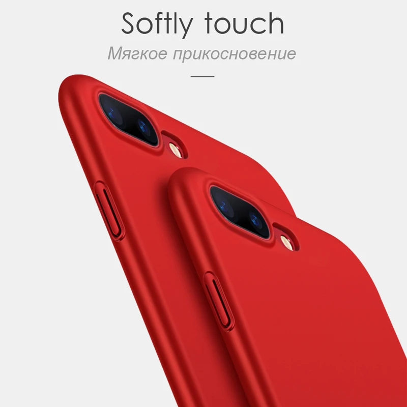Роскошный чехол HOCO для телефона iPhone 8 Plus Ультратонкий 7 Жесткий Чехол из