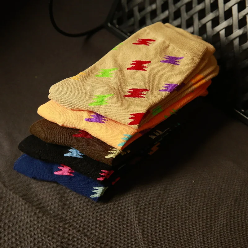 Зима Осень Новые женские носки в трубке молния серии EUR35-40 | Женская одежда