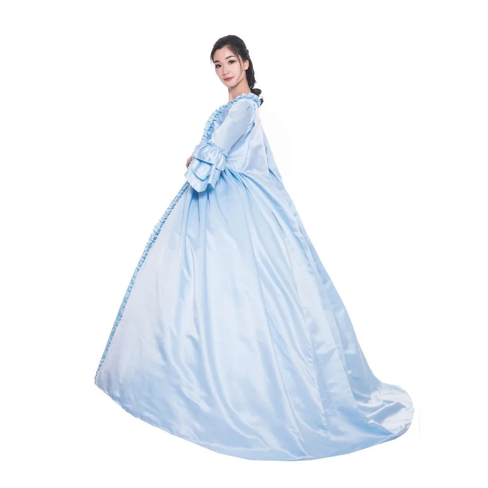 Victorian Tea Colonial Party Dress Marie Antoinette Gown Rococo Baroque Paris | Женская одежда
