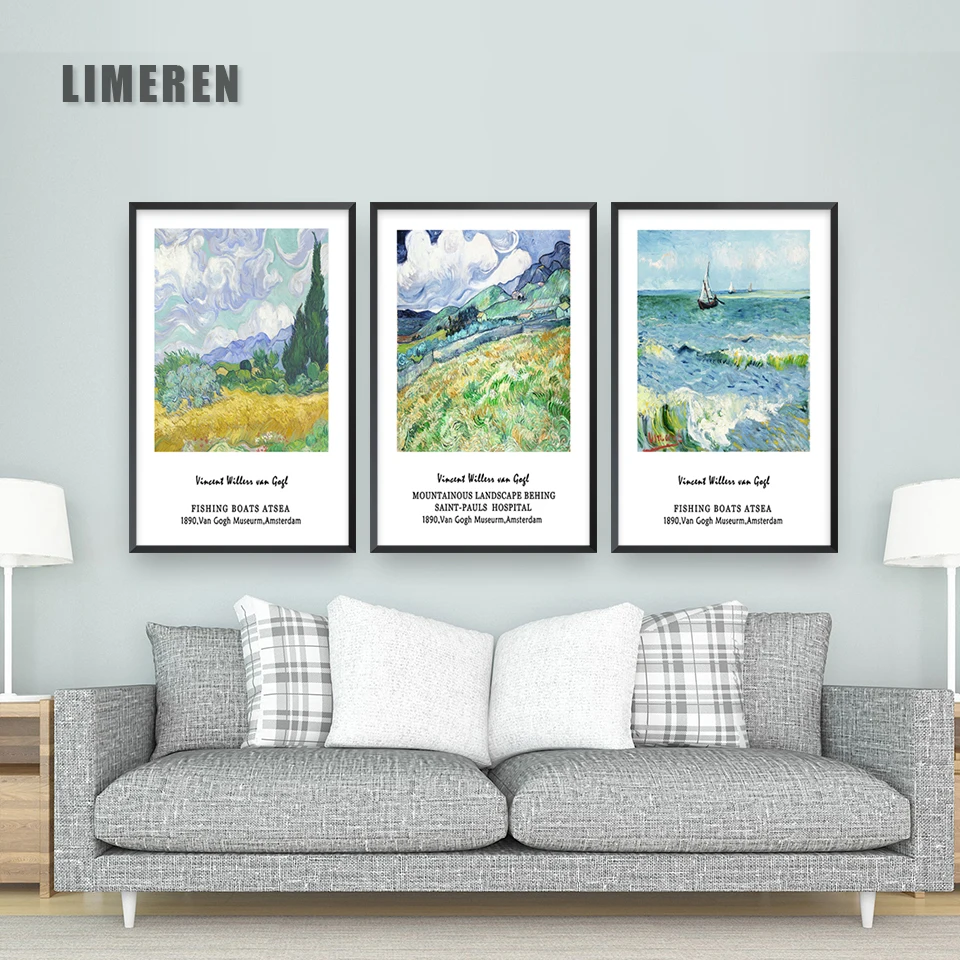 Scandinavian Style Flower sea Painting Wall Art Canvas Posters Nordic Prints Decorative Picture Modern Home Bedroom Decoration | Дом и сад