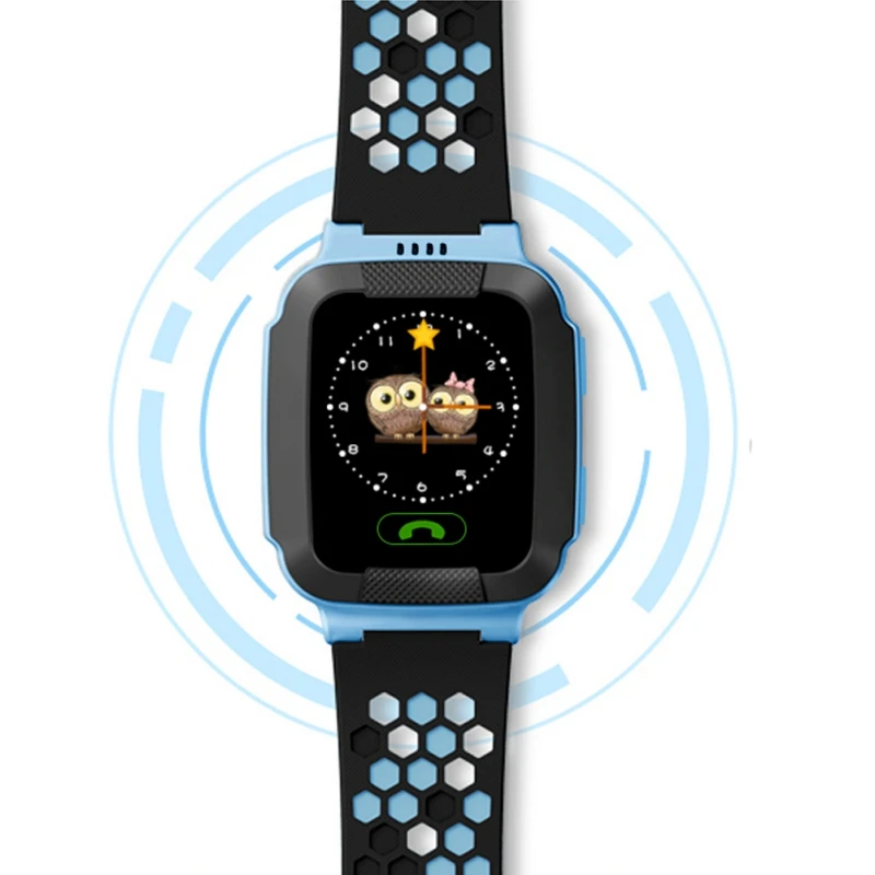 Модные Детские Смарт-часы унисекс с GPS трекером дистанционным управлением SOS