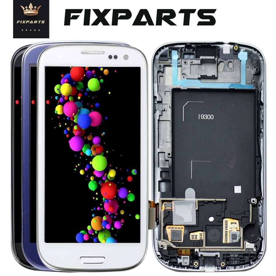 

Протестированный для SAMSUNG Galaxy S3 ЖК-дисплей i9300 сенсорный экран дигитайзер Замена для SAMSUNG Galaxy S3 Mini i8190 ЖК-экран