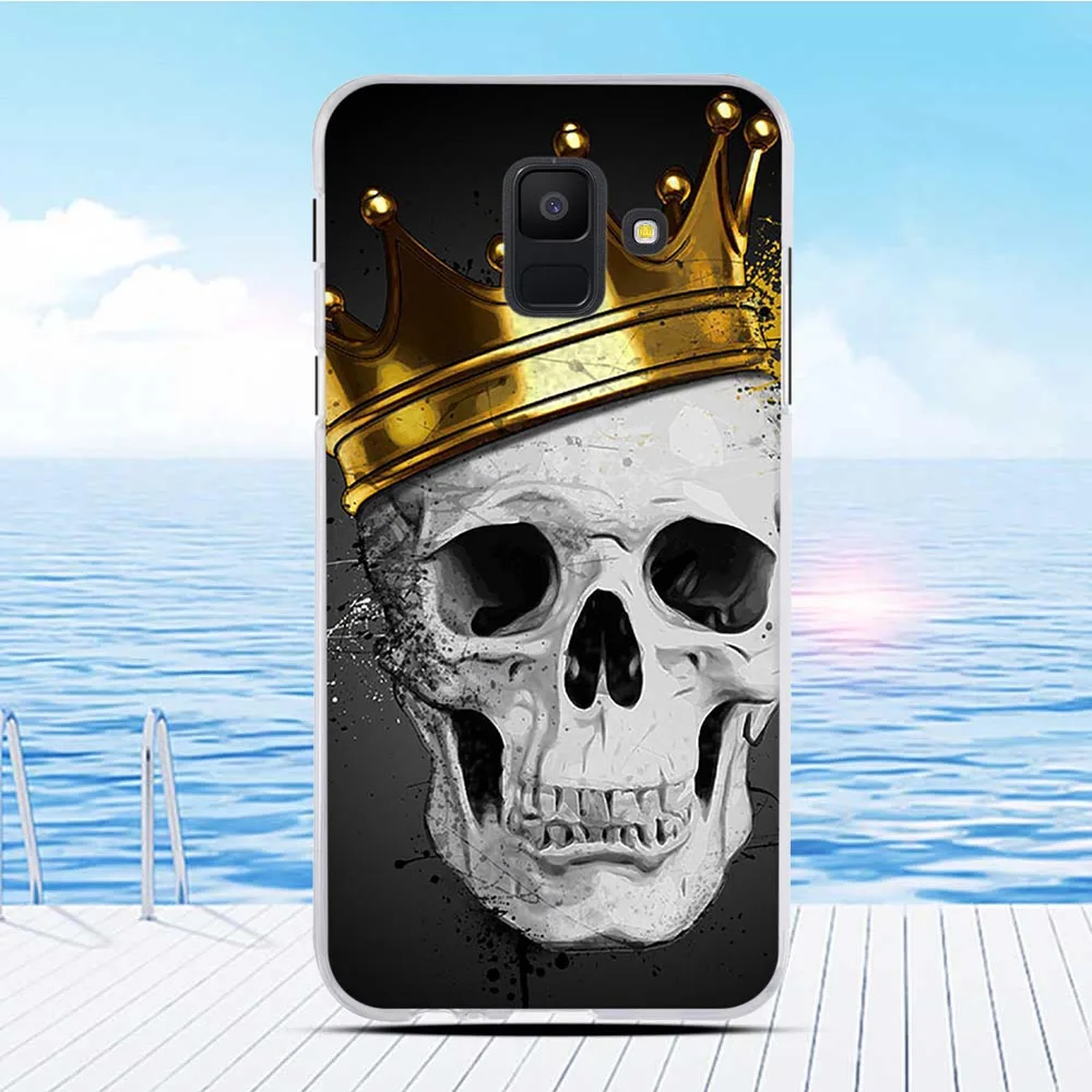 Чехол для Samsung Galaxy A6 2018 цветная печать Coque 5 6 дюймов Сумка дома ультра тонкая