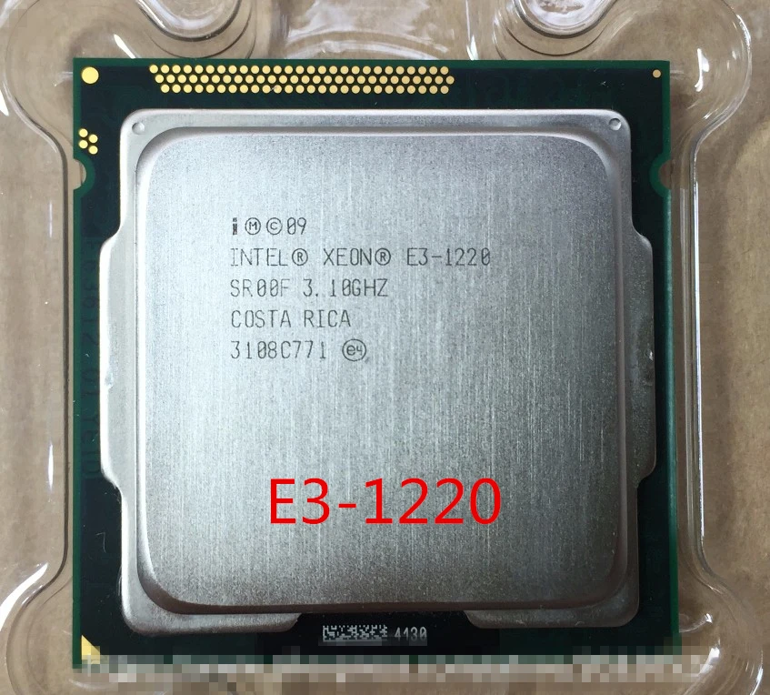 

lntel Xeon E3 1220 3.1GHz 8MB 4 cores Socket 1155 5 GT sQuad Core Server CPU