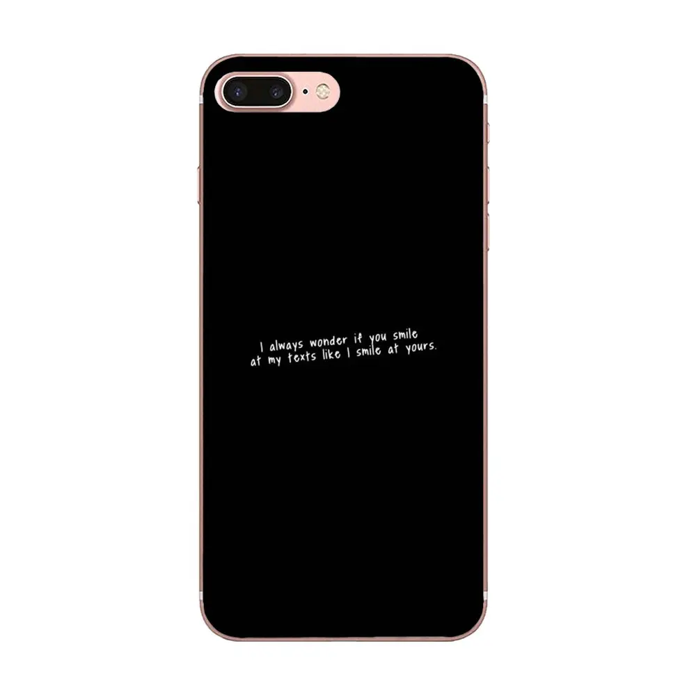 Мягкий модный Чехол для мобильного телефона Apple iPhone 4 4S 5 5C 5S SE 6 6S 7 8 Plus X XS Max XR черный
