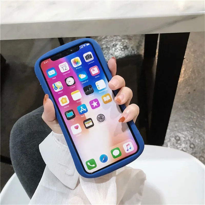 Q UNCLE 3D мультяшный силиконовый чехол для телефона iPhone 7 креативный Мягкий Apple XR XS MAX